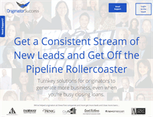 Tablet Screenshot of originatorsuccess.com